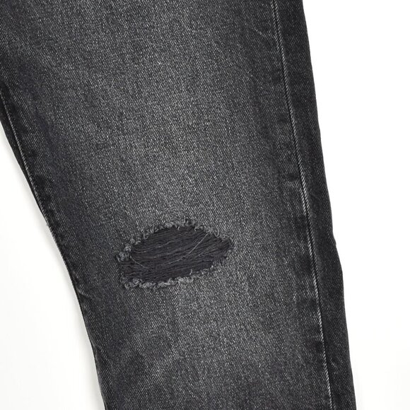 Levi's 501 Skinny Distressed Jeans Black Stick - 26 - Picture 7 of 11